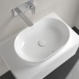 Villeroy & Boch Architectura Aufsatzwaschbecken oval 60 x 40 x 15,5 cm, mit Überlauf, ungeschliffen