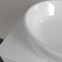 Villeroy & Boch Architectura Aufsatzwaschbecken oval 60 x 40 x 15,5 cm, mit Überlauf, ungeschliffen