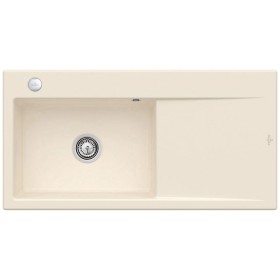 Villeroy & Boch Subway Style 60 FLAT flächenbündige Spüle, Ablaufgarnitur mit Excenterbetätigung, Becken links