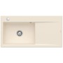 Villeroy & Boch Subway Style 60 FLAT flächenbündige Spüle, Ablaufgarnitur mit Excenterbetätigung, Becken links