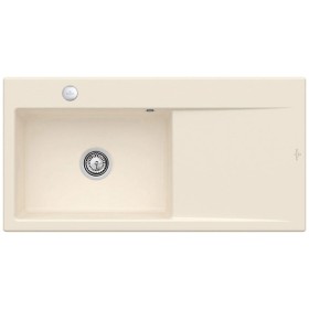 Villeroy & Boch Subway Style 60 FLAT flächenbündige Spüle, Ablaufgarnitur mit Excenterbetätigung, Becken links