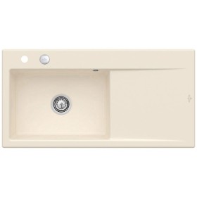 Villeroy & Boch Subway Style 60 FLAT flächenbündige Spüle, Ablaufgarnitur mit Excenterbetätigung, Becken links