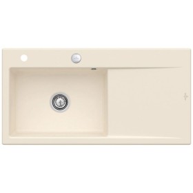 Villeroy & Boch Subway Style 60 FLAT flächenbündige Spüle, Ablaufgarnitur mit Excenterbetätigung, Becken links