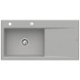 Villeroy & Boch Subway Style 60 FLAT flächenbündige Spüle, Ablaufgarnitur mit Excenterbetätigung, Becken links