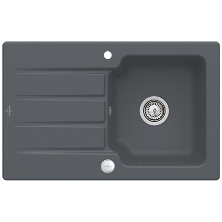 Villeroy & Boch Architectura 45 Einbauspüle, mit Ablaufgarnitur und Excenterbetätigung, reversibel