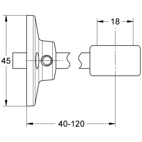 Staffa murale GROHE Relexa