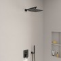 Villeroy & Boch Taro Duschsystem mit Brausehalter, Stabhandbrause und UP-Einhebel-Armatur