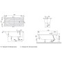 Villeroy & Boch Oberon Solo Badewanne 170 x 75 cm, Airpool Comfort, Technik Position 2, mit Trio Ablaufgarnitur