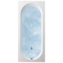 Villeroy & Boch Oberon Solo Badewanne 170 x 75 cm, Airpool Comfort, Technik Position 1, mit Trio Ablaufgarnitur