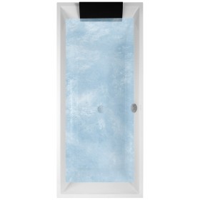 Baignoire Villeroy & Boch Squaro Duo 170 x 75 cm, Airpool Entry, Position 1 de la technologie, avec vidage Trio