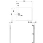 LAUFEN PRO Marbond Duschwanne 100 x 80 x 3,3 cm