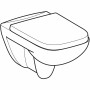 Geberit Renova Plan Set Wand-WC Tiefspüler, Rimfree, mit WC-Sitz