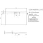 Villeroy & Boch Architectura Metalrim Duschwanne 140 x 90 x 1,5 cm mit Vilbogrip