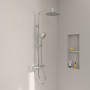 Villeroy & Boch Taro Duschsystem mit 3 Funktionen für Wandmontage