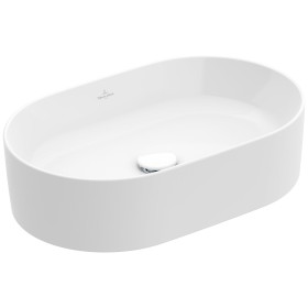 Villeroy & Boch Collaro Vasque à poser ovale 56 cm sans trop-plein, sans trou de robinet