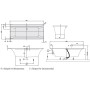 Villeroy & Boch Squaro Edge 12 Duo Badewanne 180 x 80 cm, Hydropool Entry, Technik Position 1