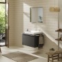hansgrohe Xelu Q Aufsatz-Waschbecken 60 x 48 cm geschliffen, mit 1 Hahnloch