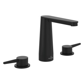 Rubinetto per lavabo a tre fori Villeroy & Boch Conum senza tappo di scarico