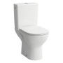 LAUFEN LUA Stand-WC für Kombination, spülrandlos, Abgang waagerecht