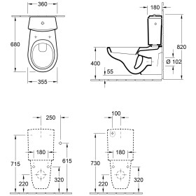 Villeroy & Boch O.novo WC-Spülkasten