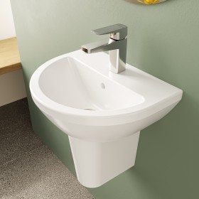VitrA Integra Handwaschbecken 45 cm, mit Überlaufloch, 1 Hahnloch mittig
