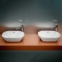 LAUFEN LUA Aufsatzwaschtisch oval 50 x 35,5 cm, mit Überlauf