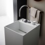 LAUFEN Kartell Waschtisch 37,5 x 43,5 cm, freistehend mit 2 Hahnlöchern