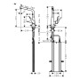 hansgrohe Metris M71 Einhebel-Küchenarmatur 320 Eco, Ausziehauslauf, 1jet, sBox