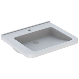 Geberit Renova Comfort Square Waschtisch 65 cm, barrierefrei, ohne Überlauf