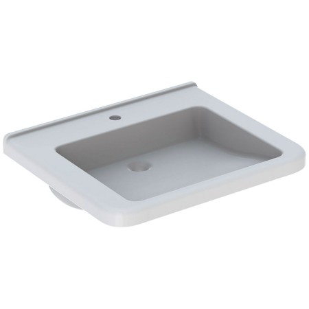 Geberit Renova Comfort Square Waschtisch 65 cm, barrierefrei, ohne Überlauf