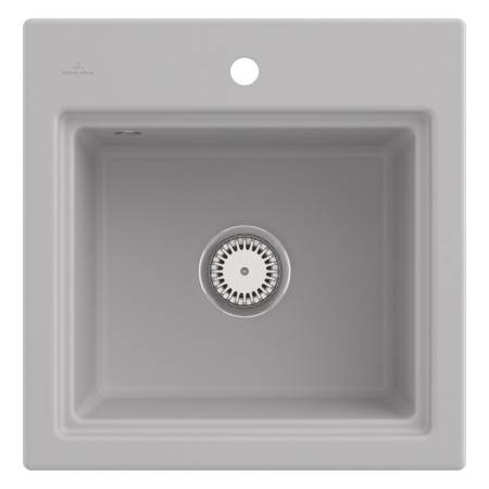 Villeroy & Boch Subway Style 50 S Einbauspüle, Ablaufgarnitur mit Handbetätigung