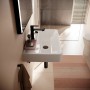 hansgrohe Xanuia Q Waschtisch Compact 650/390 mit Hahnloch ohne Überlauf, SmartClean