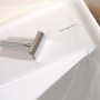 hansgrohe Xanuia Q Waschtisch Compact 600/370 ohne Hahnloch und Überlauf, SmartClean
