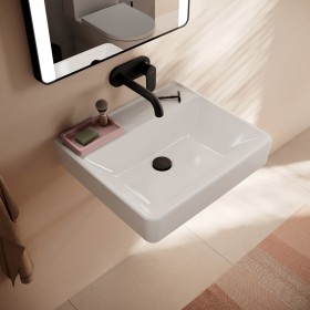 hansgrohe Xanuia Q Waschtisch 550/480 ohne Hahnloch und Überlauf, SmartClean