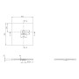 Villeroy & Boch Squaro Infinity Duschwanne, 80 x 75 x 4 cm