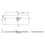 Villeroy & Boch Squaro Infinity Duschwanne, 170 x 70 x 4 cm