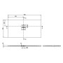 Villeroy & Boch Squaro Infinity Duschwanne, 170 x 80 x 4 cm