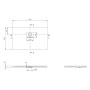 Villeroy & Boch Squaro Infinity Duschwanne, 110 x 70 x 4 cm