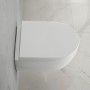 Geberit iCon Wand-WC Tiefspüler Set, verkürzte Ausladung, geschlossene Form, Rimfree, mit WC-Sitz