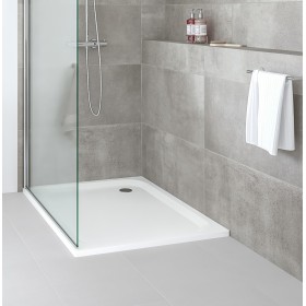 Steel Plan Stahl-Duschwanne superflach 120 x 90 x 2,5 cm