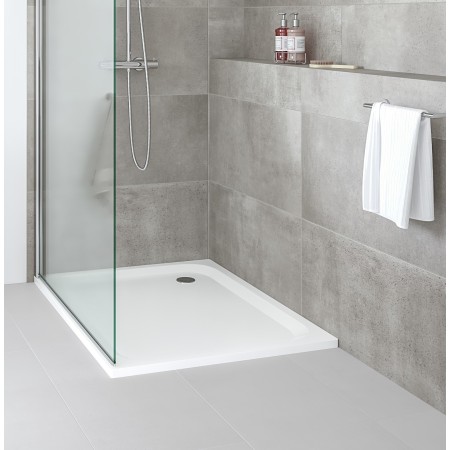 Steel Plan Stahl-Duschwanne superflach 120 x 90 x 2,5 cm