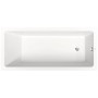 Duravit No. 1 Rechteck-Badewanne 180 x 80 cm mit 1 Rückenschräge