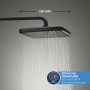 GROHE Precision Duschsystem, Unterputz, mit Vitalio Comfort 250, eckig