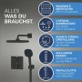 GROHE Precision Duschsystem, Unterputz, mit Vitalio Comfort 250, eckig