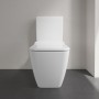 Villeroy & Boch Venticello Tiefspülklosett für Kombination, DirectFlush, spülrandlos 37,5 x 56 cm, bodenstehend