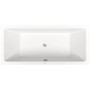 Duravit No. 1 Rechteck-Badewanne 180 x 80 cm mit 2 Rückenschrägen