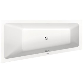 Duravit No. 1 Trapez-Badewanne 160 x 85 cm mit 1 Rückenschräge links