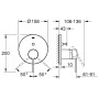 GROHE Essence Neu Einhand-Wannenbatterie Unterputz