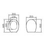VitrA S20 Universal-WC-Sitz mit Absenkautomatik