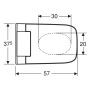 Geberit AquaClean Sela Square WC-Komplettanlage Wand-WC